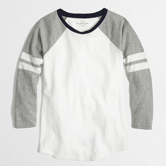 J. Crew Tops - J. Crew Baseball Tee
